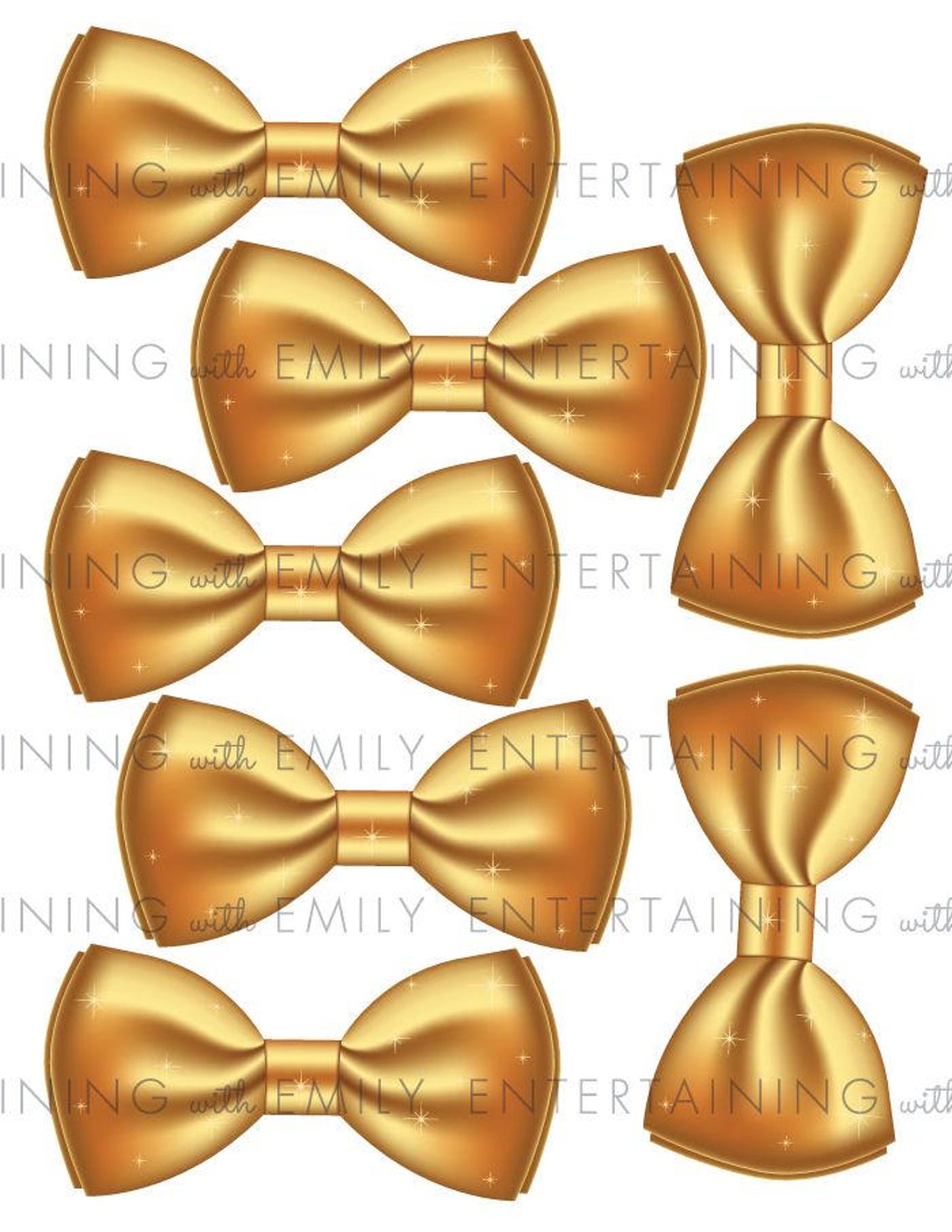 Printable Pin the Bow or Bow Tie on Your Child Customized - Etsy