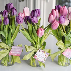 Étiquettes de remerciement de l'enseignant, fleurs, journée d'appréciation de l'enseignant Merci de m'avoir aidé à fleurir imprimable Téléchargement instantané PDF 3 modèles, Floral, Rose
