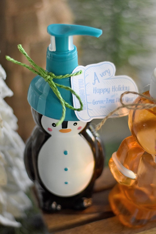 Hand Soap Christmas Gift Tags INSTANT DOWNLOAD PDF Teacher Etsy