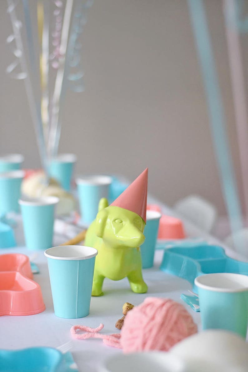 Puppy Kitten Birthday Party 36 x 48 Cake Table image 9