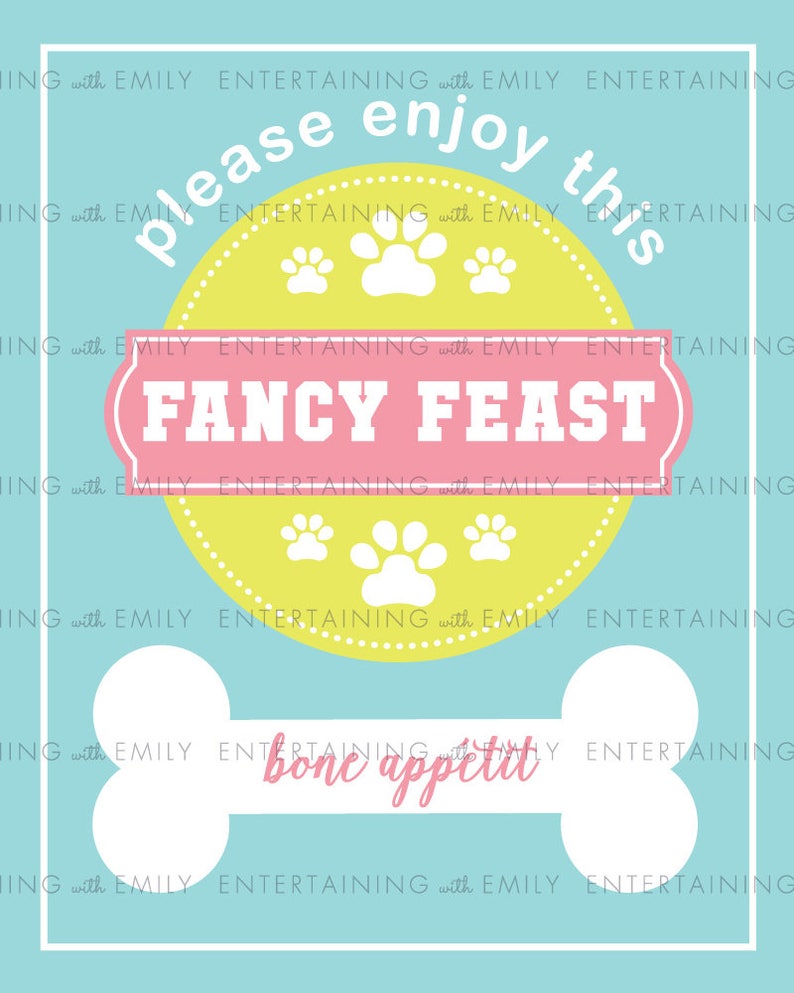 Puppy Kitten Birthday Party 8x10 INSTANT DOWNLOAD image 10