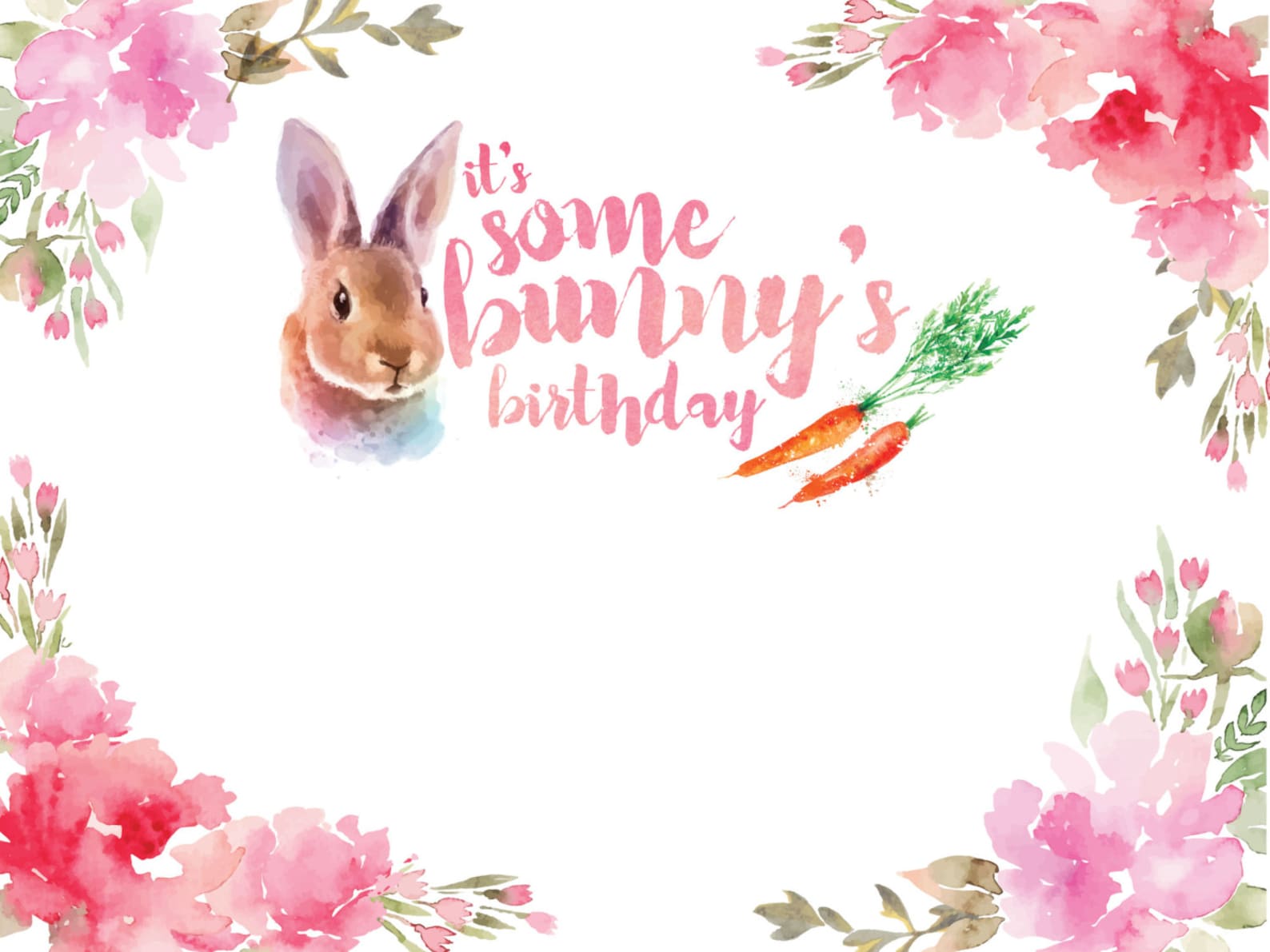 Bunny Party it&rsquo;s Some Bunny&rsquo;s Birthday - Etsy Australia