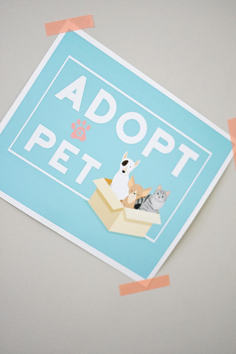 Puppy Kitten Birthday Party 8x10 INSTANT DOWNLOAD image 1