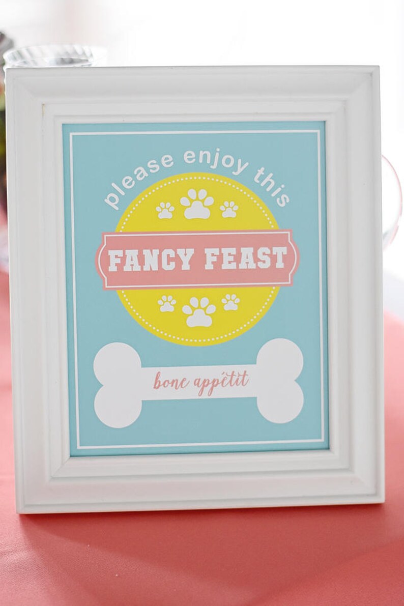 Puppy Kitten Birthday Party 8x10 INSTANT DOWNLOAD image 2