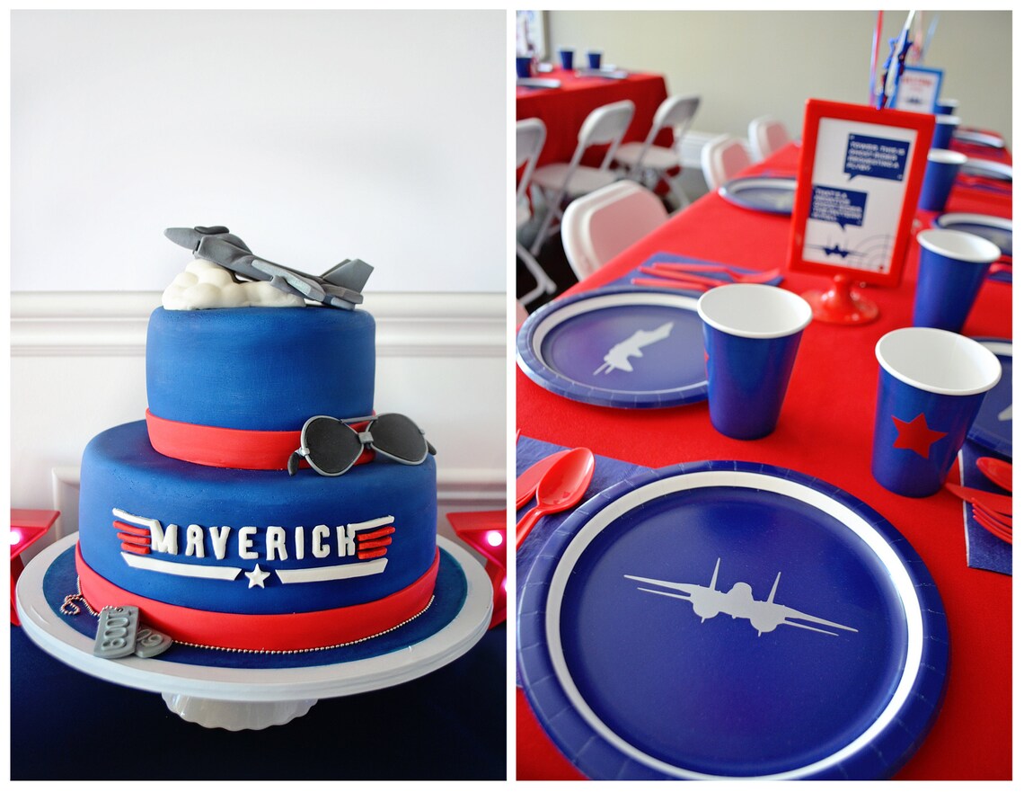 Top Gun Inspired Maverick printable Party in a Etsy