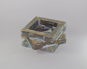 Candle Holder in wood recovery