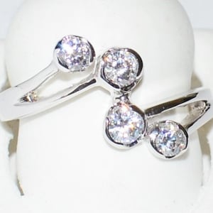 WHITE gold cocktail  diamond ring,gold diamond ring, Fashion Diamond Ring
