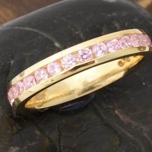 WEDDING ENGAGEMENT  gold ring, wedding yellow gold band, color gemstone wedding ring,stackable ring