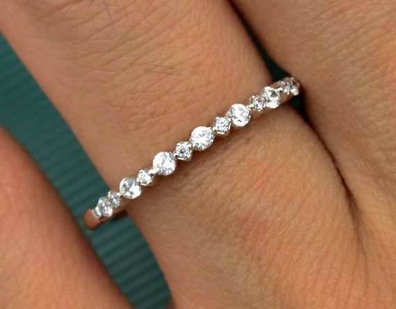 Big diamond small band sale