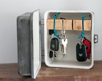 hang keys keys organizer industrial keychain entryway organizer hangs key box key box schlüsselkasten