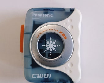 Panasonic walkman RQ-CW01 cassette player Tape Player stereo vintage music decor, portable oldschool audio vibration