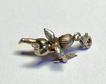 Thomas Sabot cupid angel charm charm charm silver 925 sterling silver vintage collection pendant gift for her Valentine
