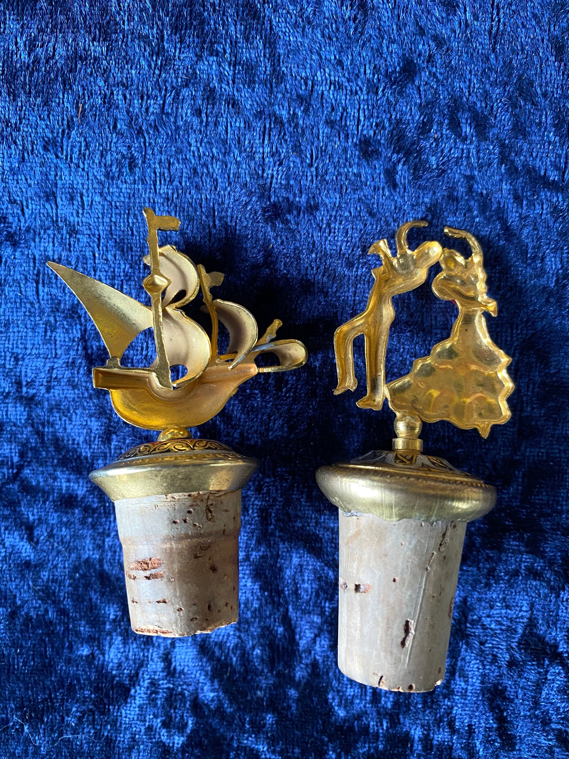 Cork Cork Bottle Spanish Souvenir Vintage 1960 Cork and Etsy