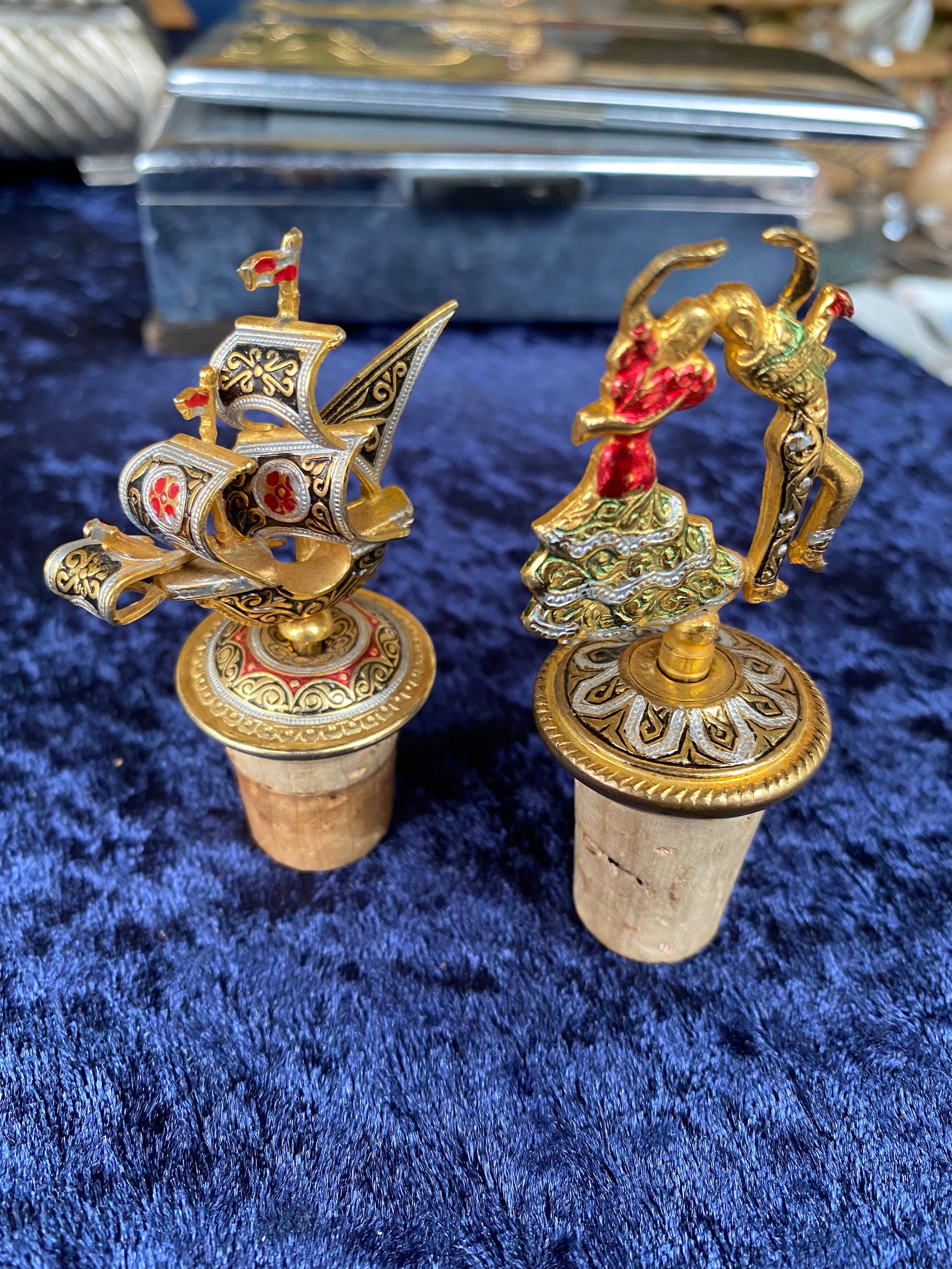 Cork Cork Bottle Spanish Souvenir Vintage 1960 Cork and Etsy