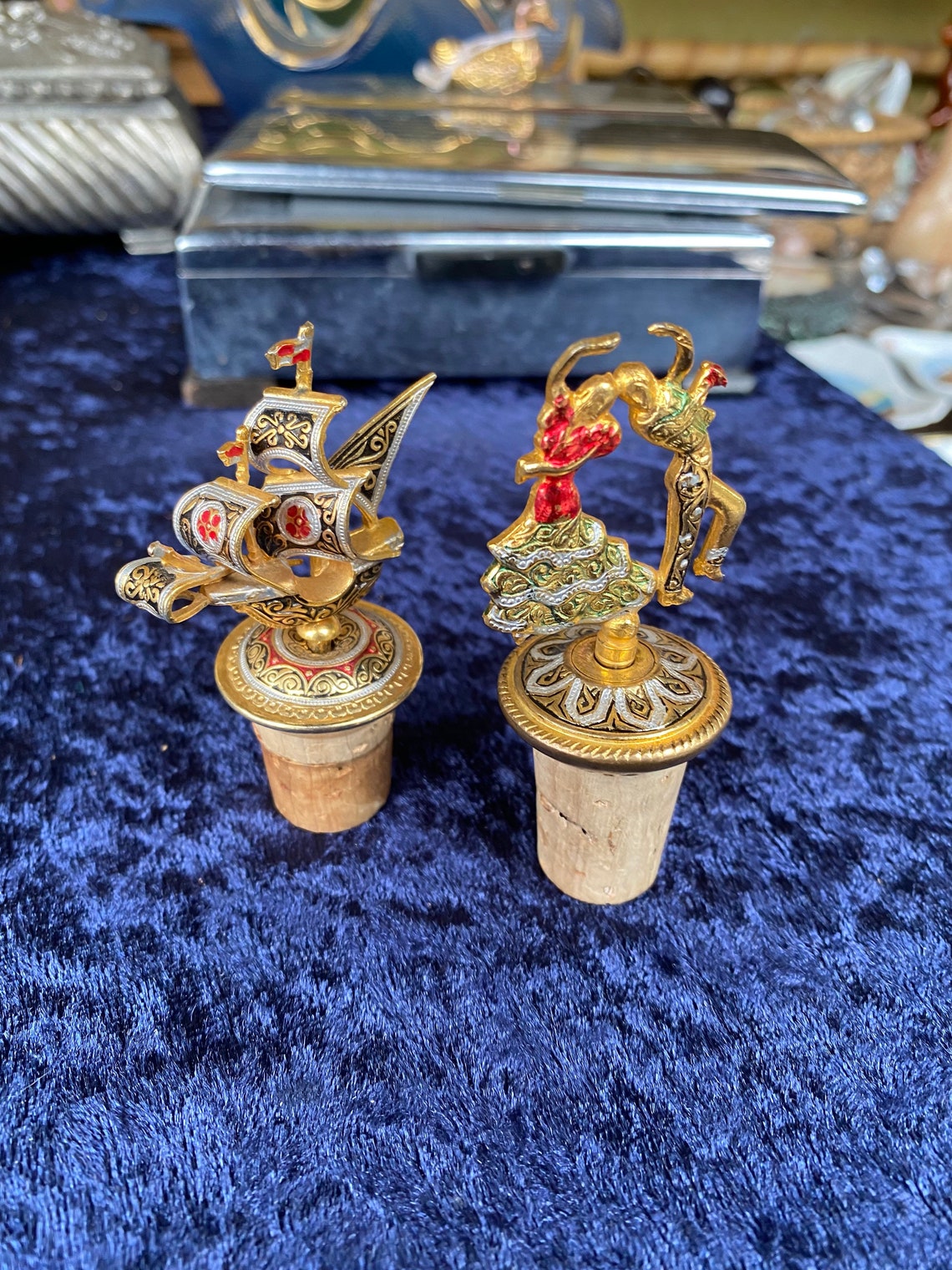 Cork Cork Bottle Spanish Souvenir Vintage 1960 Cork and Etsy