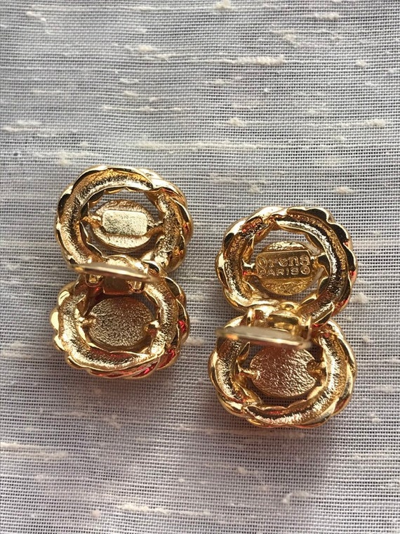 Lot De Clips D'oreilles Vintage ORENA - Couleur Dorée, Occasion