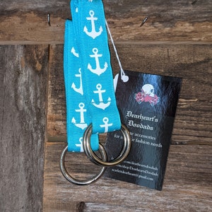 Teal and White Anchor Skirt Hikes