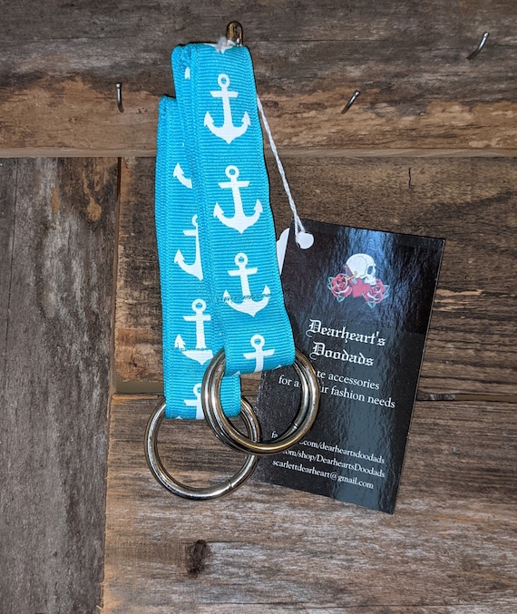 Teal and White Anchor Skirt Hikes