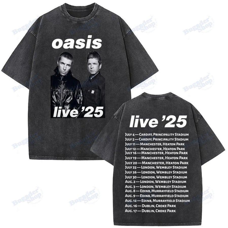 oasis live '25 Tシャツ Mサイズ 黒　マンチェスター公演 oasis live '25 Tシャツ Mサイズ 黒 マンチェスター公演 - メルカリ