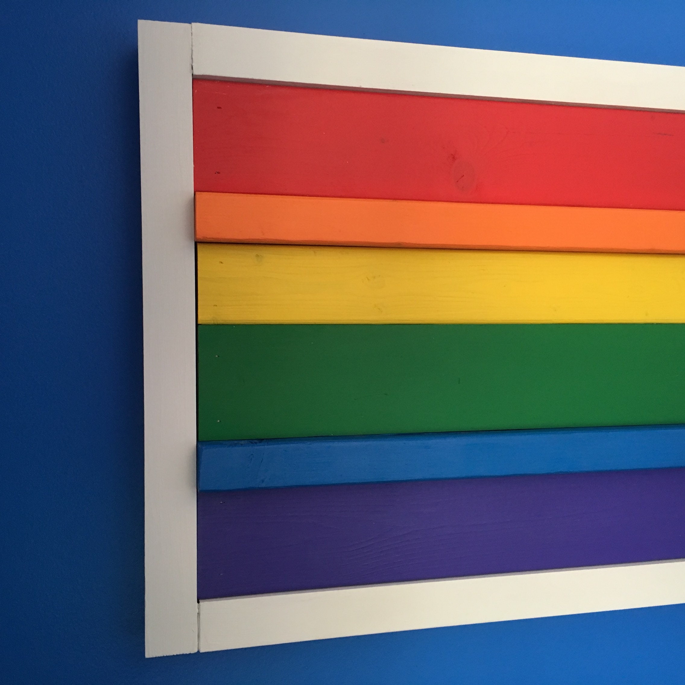 Large Wood Rainbow, Rainbow Wall Art, Rainbow Art, Kids Room, Nursery