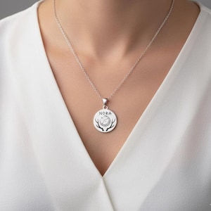 Ancient Greek Goddess Artemis Necklace, Ancient Greek Mythology Jewelry, Custom Mythological Necklace with Name, Goddess of the Hunt Pendant