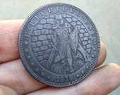 Challenge Coin Knight Dark Patina Custom Coin Worry Fiddle EDC Hobo Nickel 1 oz Silver Copper Morgan Dollar Replica Armor