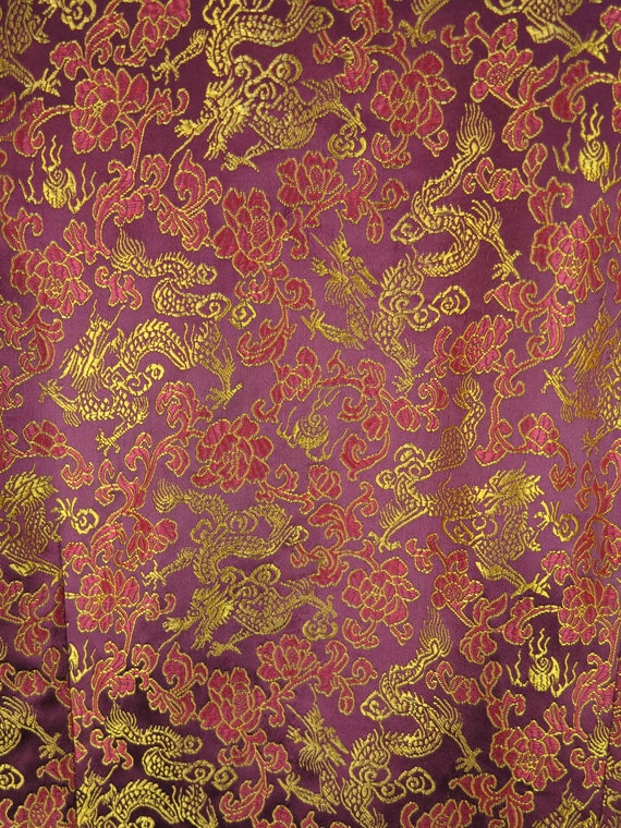 Purple Cheongsam Dress / Long Sleeve Qipao Dress … - image 7