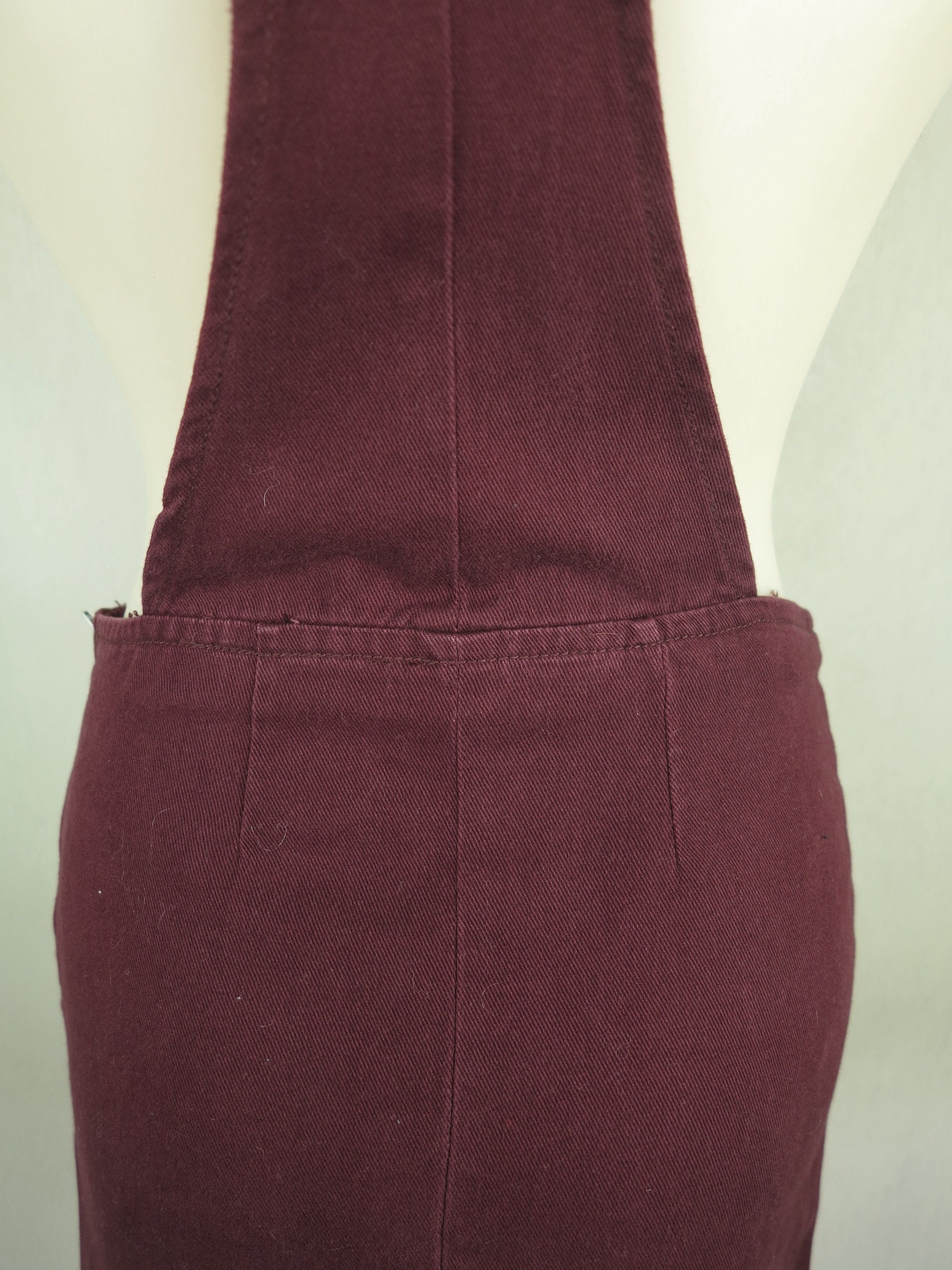 red denim pinafore dress white christmas dresses 100% Cotton Red Button Front Mini Dress- All Dresses