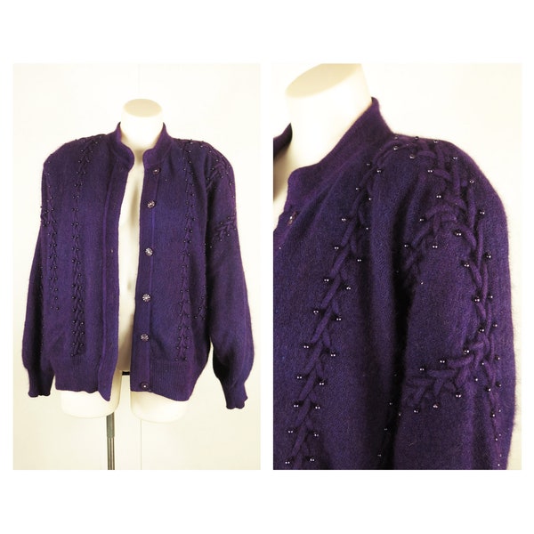 Cardigan with pearls