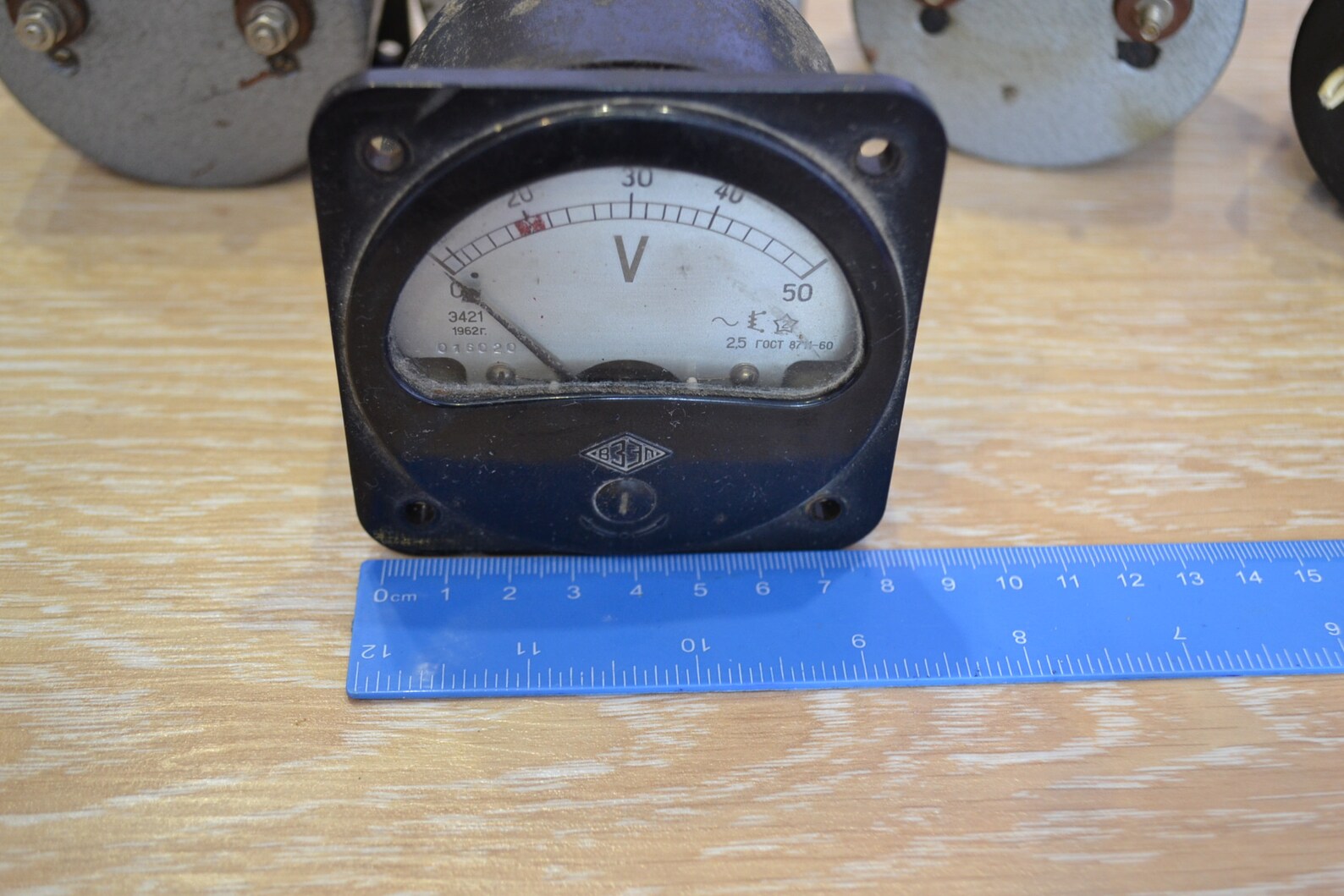 Vintage voltmeter 80x80mm3x3 AC voltmeter Etsy