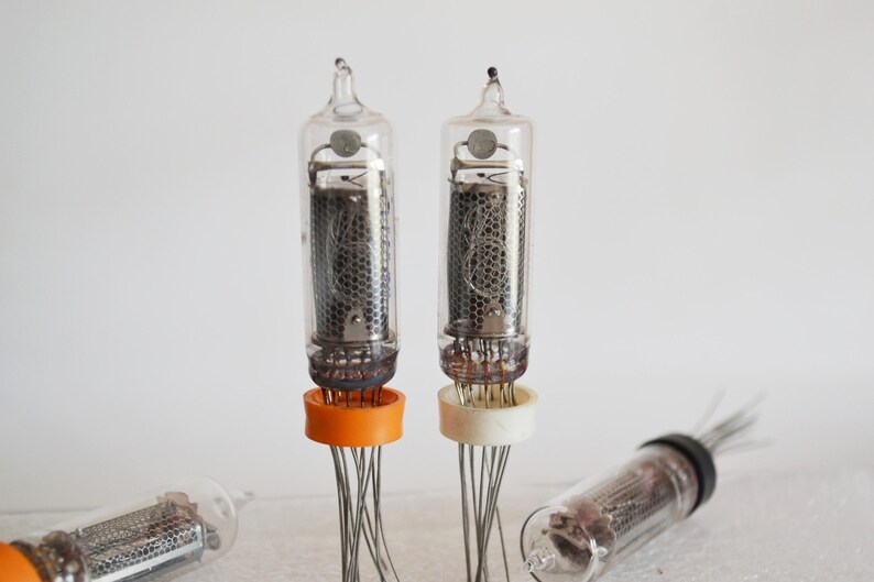 2 Tube Tested NOS 4 6 or 8 pcs IN-16 Ussr One party One date New Nixie Tubes for Clock