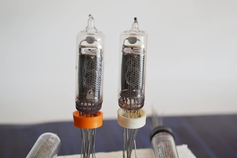 2 Tube Tested NOS 4 6 or 8 pcs IN-16 Ussr One party One date New Nixie Tubes for Clock