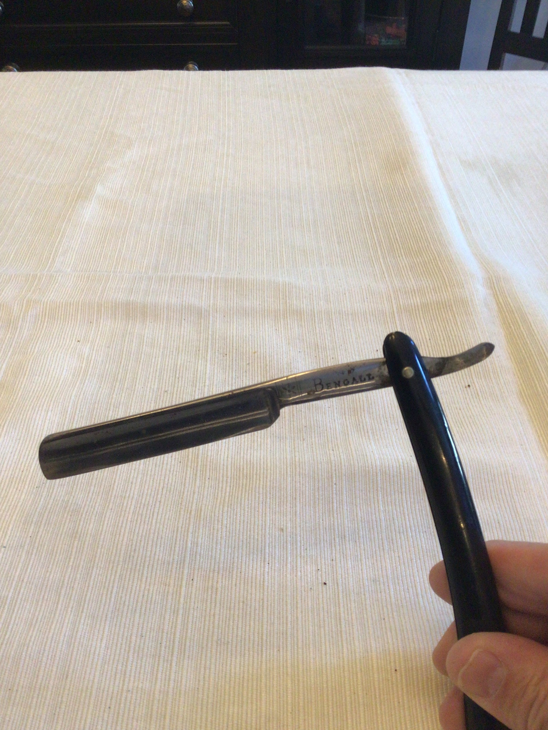 Vintage Bengall Barber Straight Razor R. Cadman & Sons