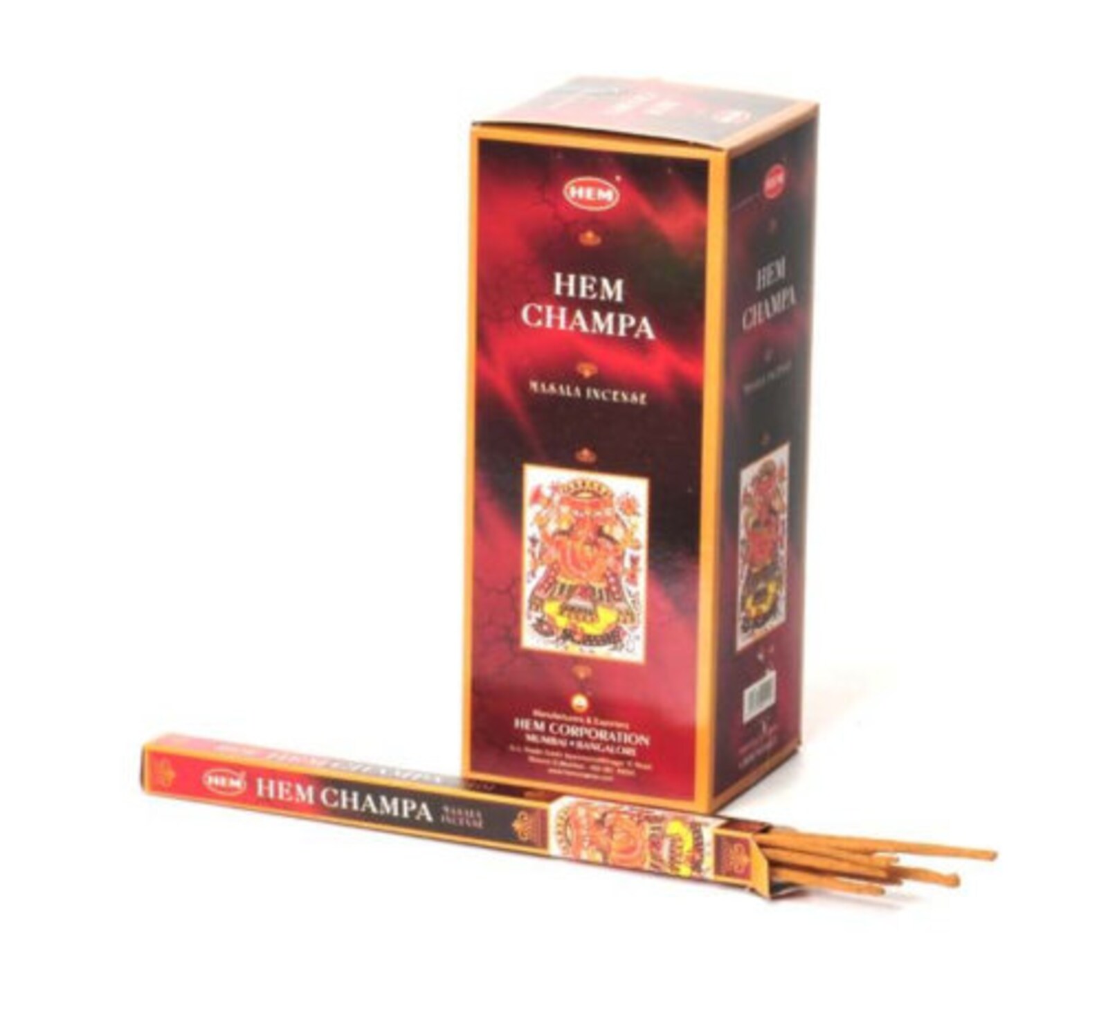 HEM Incense Champa Masala Incense 8g 25/Box 200 Sticks Free Etsy