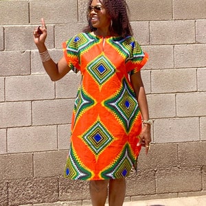 Mua Dresses Women Loose Dresses African Clothing African Print  Dress Plus Size Dress Ankara Dress Ankara Print Dress Wax Print