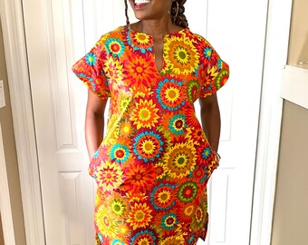 african casual dress