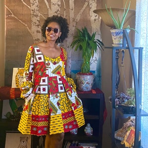 Ijoma Ankara Vêtements pour femmes Robe africaine Ankara Robe pour femme Tailles XS-L