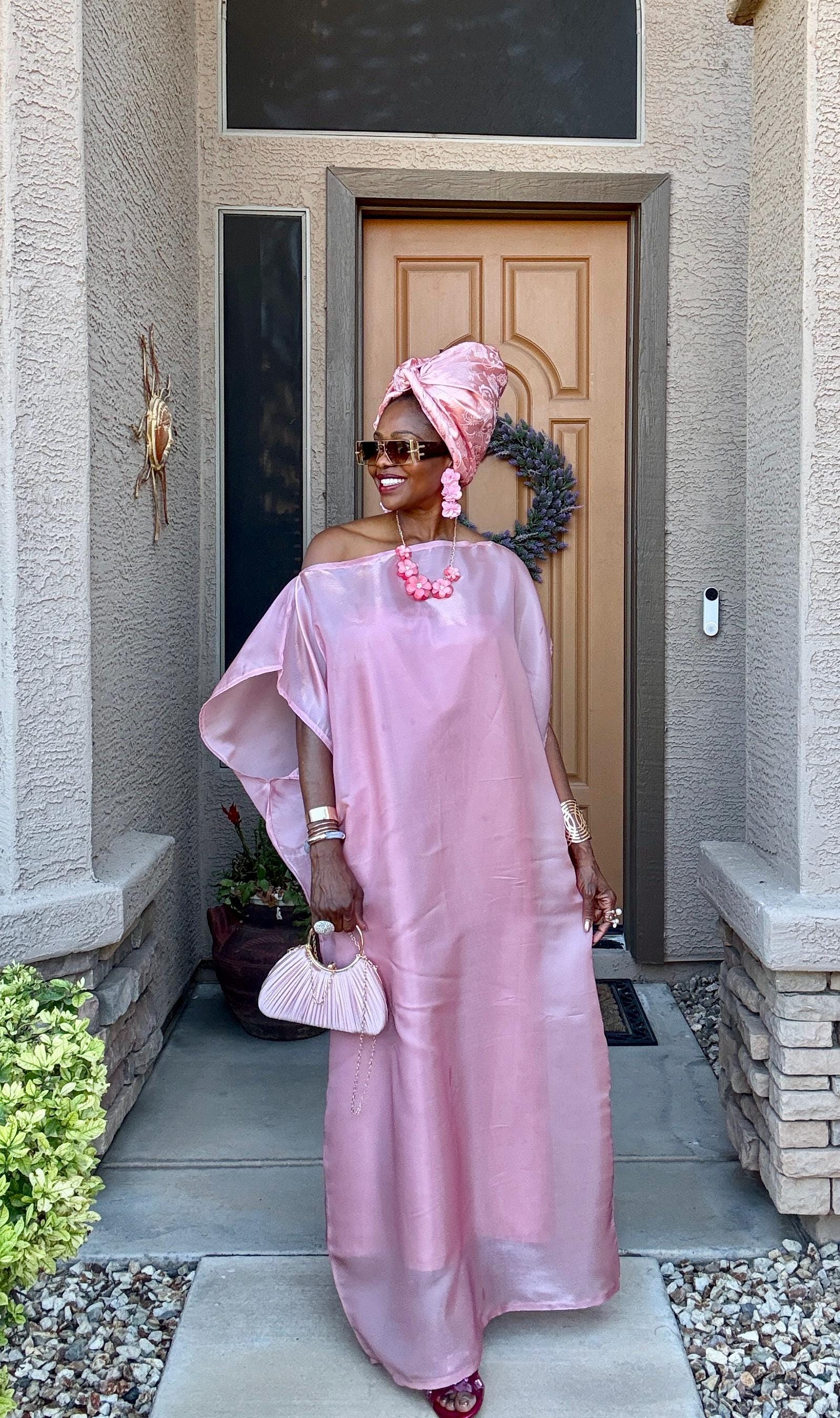 white christmas dresses Rent Asos Edition Curve Satin Kimono Sleeve Maxi Dress With Drape Skirt In  Dusky Rose Pink main image 1