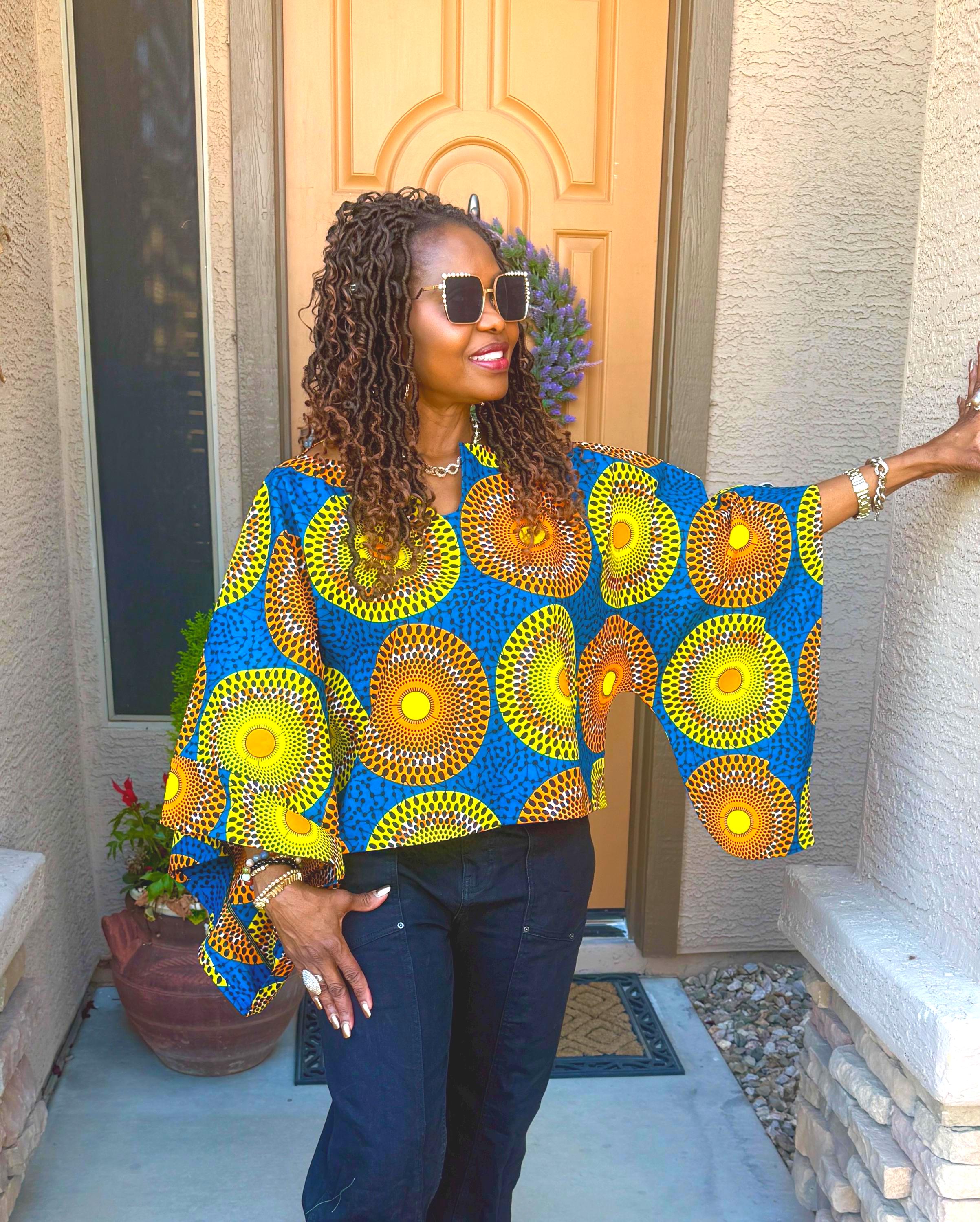 Blusa africana de mujer - Etsy 日本
