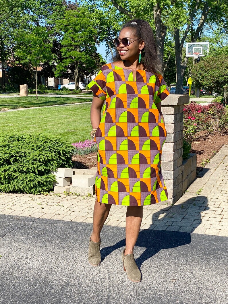Beautiful Shirt Dress Ankara Women's Dress African Print Etsy