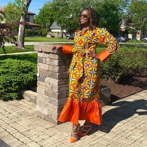 Sedu Ankara Dress African Dress African Dresses African Print Dresses Plus Size African  Dresses, XS - Plus Sizes