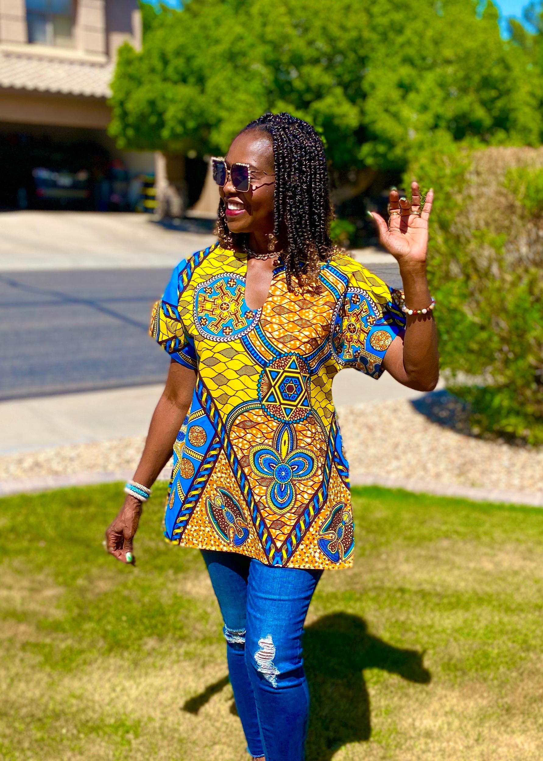 Tシャツ・カットソー ETRO Women Tunic Tops WRJB0026 99IAB08 X0867 Yellow SP08_ETRO_NONA_132-661-0604-