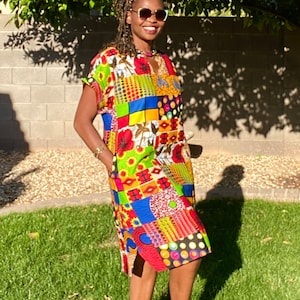 Jane Women’s Dresses, African Clothing African Dress for Women, African Print  Dress, Plus Size Dress, Ankara Dress, Wax Print XS-Plus Sizes