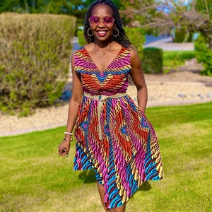 Dunie African Print Dress Ankara Dress
