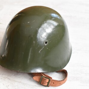 未使用-ビンテージソビエト軍ヘルメット//軍用スチールヘルメット