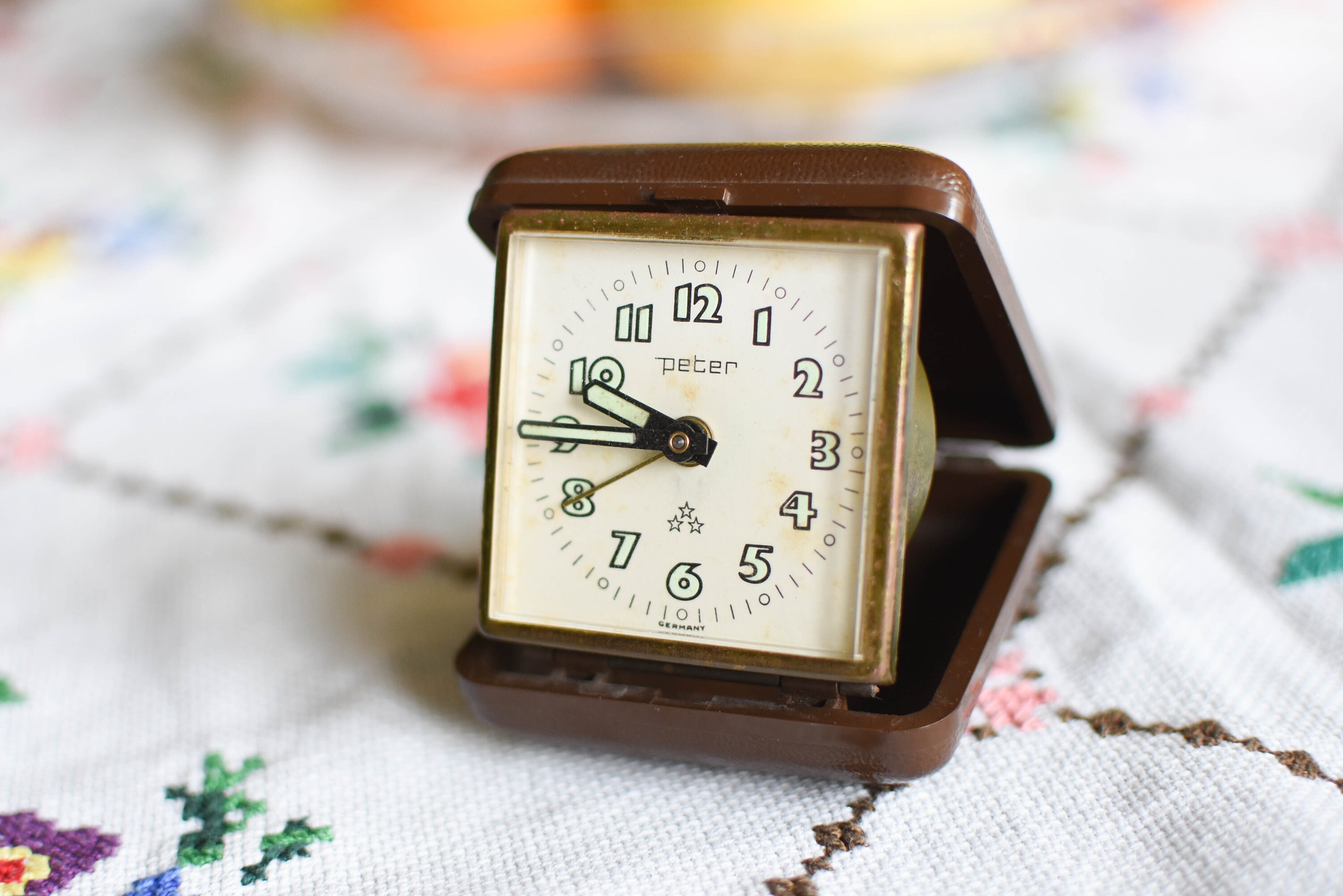 Vintage 1970er, Reisewecker // Reisewecker // Reisewecker