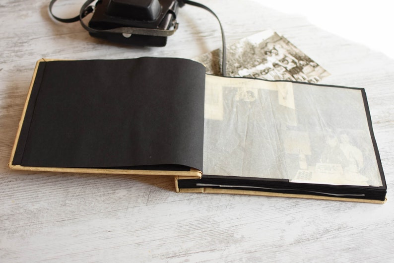 Large Vintage Photo Album//old Handmade Photo Album//outside Etsy