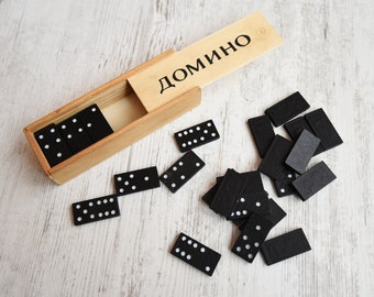 木製ドミノゲーム、木製ダンバードミノ、環境に優しいおもちゃ、子供用