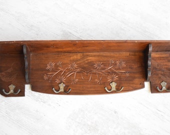 Vintage Wooden Hanger | Fifties | Special Design | Brocante