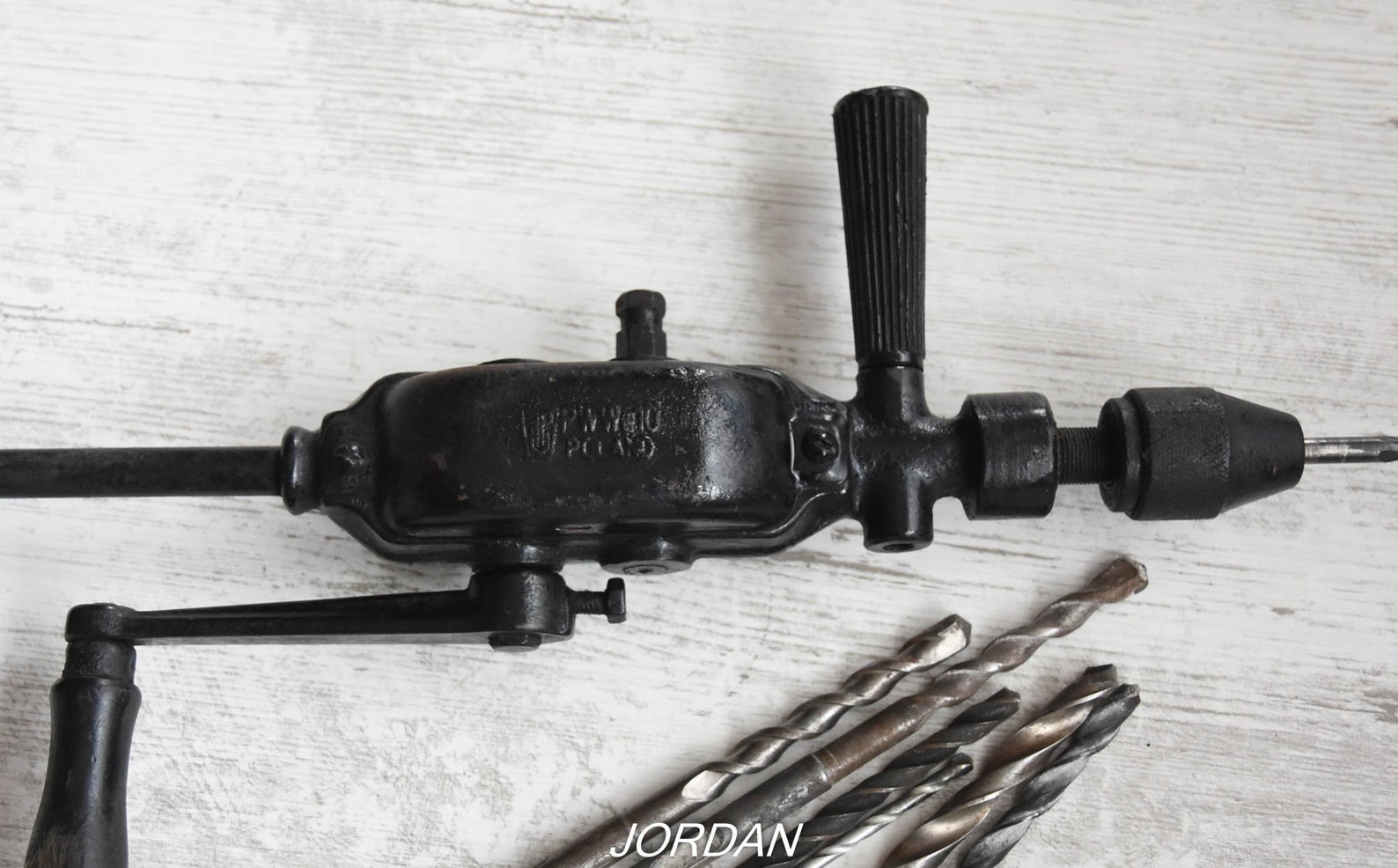 Vintage hand drill//Manual drill//Antique Hand Drill//old hand Etsy
